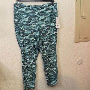 Jones New York Sport Teal Leggings
